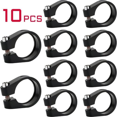 Bicycle Seatpost Clamp 28.6mm 31.8mm 34.9mm Aluminum Ultralight Road Bike Seatpost Clamp MTB Mountain Bicycle Seat Post Clamp