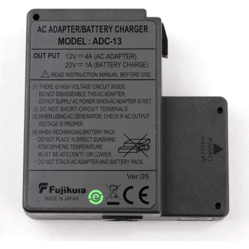 100% Original ADC-13 Battery Charger AC Adapter for 60s FSM-60S 62s 18S Fusion Splicer BTR-08 Battery Adaptor