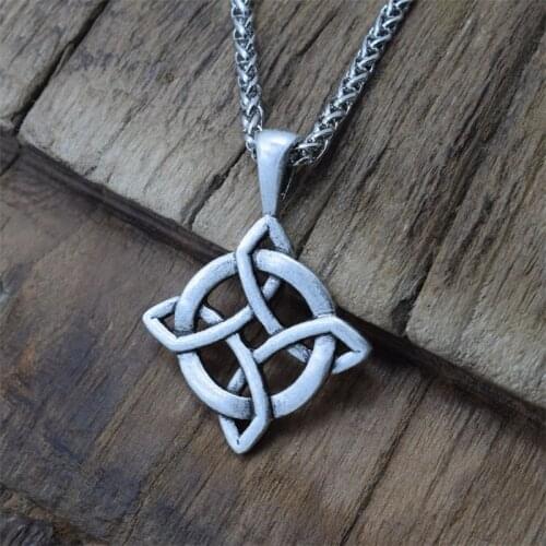 12pcs Magic Wicca Viking Gothic Fashion Jewelry Irish Celtics Knot Pendant Necklace