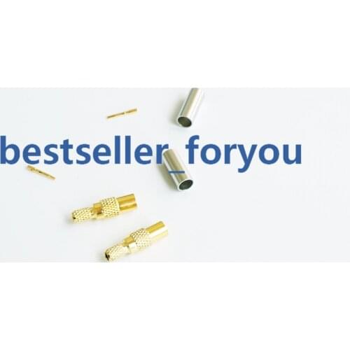 Welcome To Our Shop!MMCX Female Crimp RF Connector For RG316 RG174 LMR100 Coaxial Cable Fast Ship