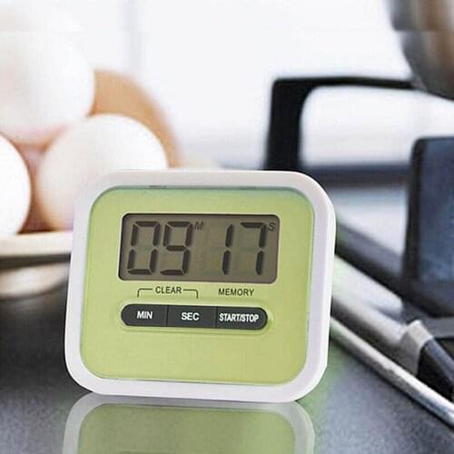 Kitchen Digital Timer Magnetic Backing Stand LCD Display For Cooking Baking Sports Games Electronic Countdown Таймер Кухонный