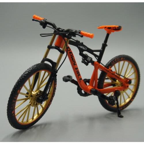 1:10 Diecast Bicycle Model Toys DH Down Hill Extreme Mountain Bike For Collection And Gifts