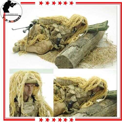 1/6 scale Military Action Figures 30CM Doll Set Super Flexible Movable 12 Inch Doll Desert Sniper Soldier PVC Model Toys ABS