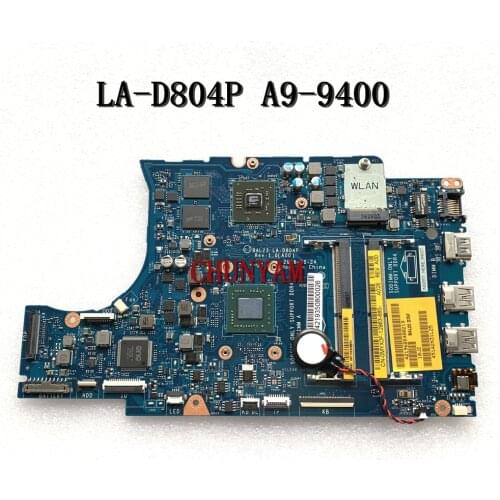 BAL23 LA-D804P FOR DELL INSPIRON 5565 Laptop Motherboard A9-9400 R5 M435 2GB CN-0MYX0F 0MYX0F MYX0F NEW Mainboard 100% tested
