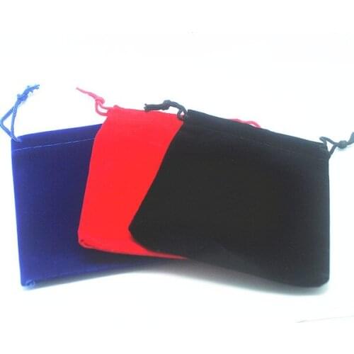 Socharming 10pcs flannel gift pouches bags jewelry beads collection top nice small carry bags size 10x12mm 3 colors available