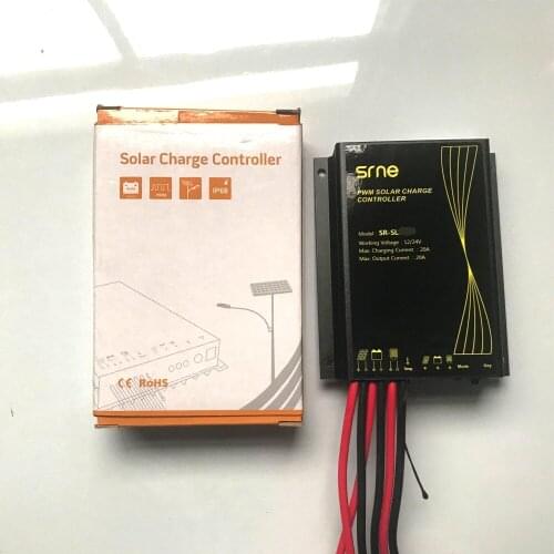 Solar Waterproof Controller 20A, Waterproof Streetlight Controller 12V/24v20A