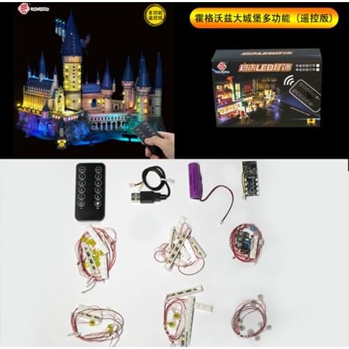 Led Light Up Kit For Magic school Castle RC LED Lighting Set Compatible With 71043 (Not Include The Model)