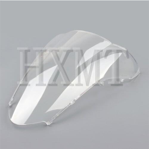 For Honda VFR800 VFR 800 2002 -2012 2003 2004 2005 2006 2007 2008 2009 2010 2011 2012 White Windshield WindScreen Double Bubble