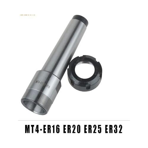 1PCS #4 New MTB4 ER20 ER16 ER11 MT4 M16 MTA4 Morse cone Collet Chuck Tooling holder CNC Milling Lathe cutter