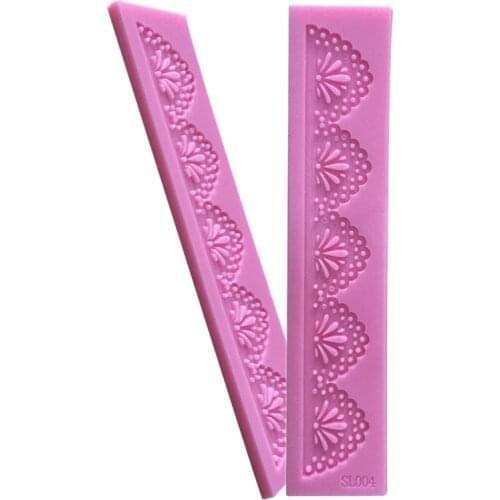 2020 Fashon 1Pc Chocolate Candy Jello 3D Silicone Fondant Lace Mold D Cake Decoration Pastry Tools Dropshipping