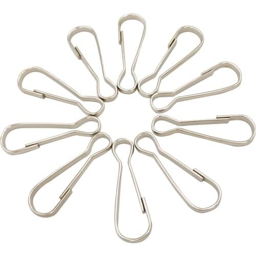 10Pcs DIY Snap Lanyard Hook Clasps Keyring Handbag ID Badge Holders DIY Finding Accessories 48m 55mm