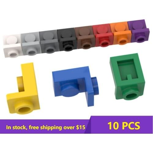 10PCS MOC Compatible Assembles Particles 36840 1x1 side bump plate For Building Blocks Parts DIY Educational Bricks