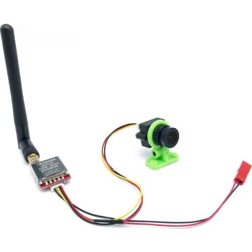 5.8G FPV Set Combo Video 200/600mw 40CH Transmitter TS5823S/TS5828S+mini CMOS P/N 1000TVL Camera+Cable Set Racing Drone fpv set