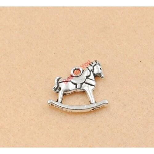 5pcs Tibetan Silver Tone Trojans Charms Pendants for Jewelry Making Handmade Diy 18x19mm