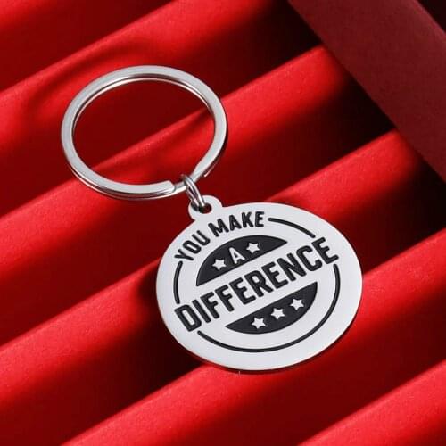 Thank You Gift for Friends Coworker Volunteer Appreciation Keychain Gifts for Colleague Coach Mentor Employee Staff Gift Keyring