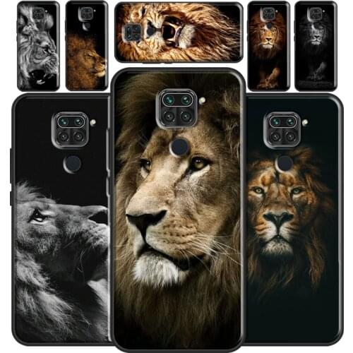 King Of The Jungle Lion For Redmi Note 9 Pro Note 7 8 Pro 8T 9S Note 10 Pro Phone Case For Redmi 9T 9C 9 9A 8A 7A