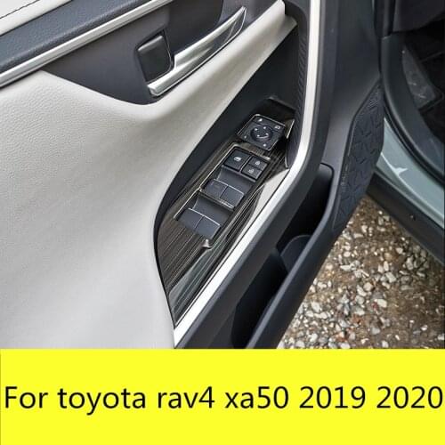 For toyota rav4 rav 4 xa50 2019 2020 parts interior accessories car window motor Door handle Armrest Cover Sticker trim cover