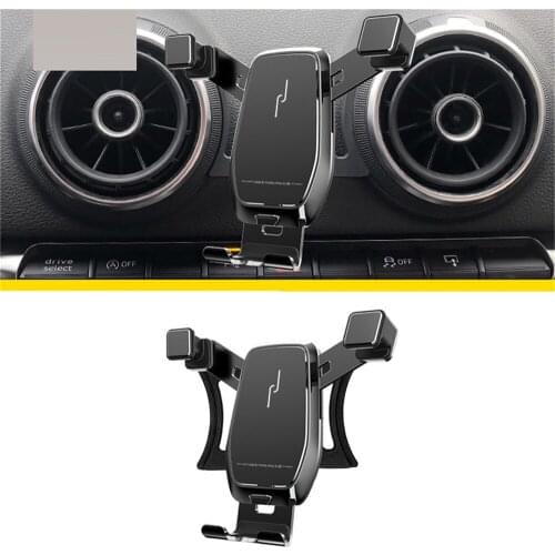 For Audi A3 /Q2L /A1 /A4L /A6L /Q5L Car Air Vent Phone Holder Dedicated Horizontal & Vertical Screen Navigation Mount Bracket