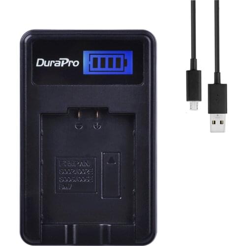 DuraPro CGA-S006 CGA S006 S006E DMW-BMA7 DMW BMA7 LCD Battery Charger for Panasonic DMC FZ7 FZ8 FZ18 FZ28 FZ30 FZ35 FZ38 FZ50