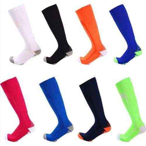 Mens And Womens Compression Elastic Comfortable Sports Socks, Fashion And Knee Fitness Multicolor Gradual Change Stockings