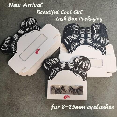 New Arrival Eyelash Boxes for 25mm Mink Eyelashes Wholesale Lash Packaging Bulk Eyelash Cases Box With Custom Logo