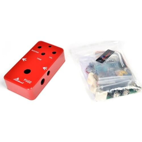 DIY LANDTONE Fuzz Guitar Pedal Kits With 1590B Style Aluminum Box and 3PDT Foot Switch True Bypass Free Shipping