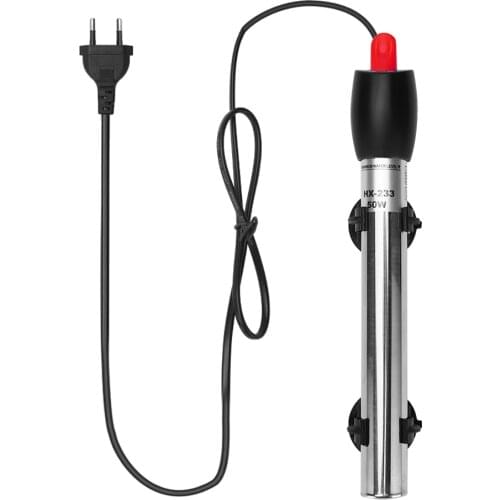 50~500W Aquarium Heater Rod Stainless Steel Adjustable 20-34 degree Celsius to constant Temperature Heat water for tortoise Tank