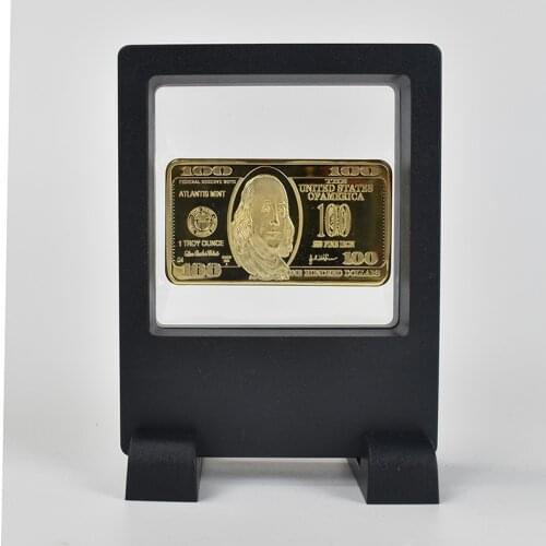 1oz USD 100 Dollar Gold Bar Gold Plated Metal Coin US Coins