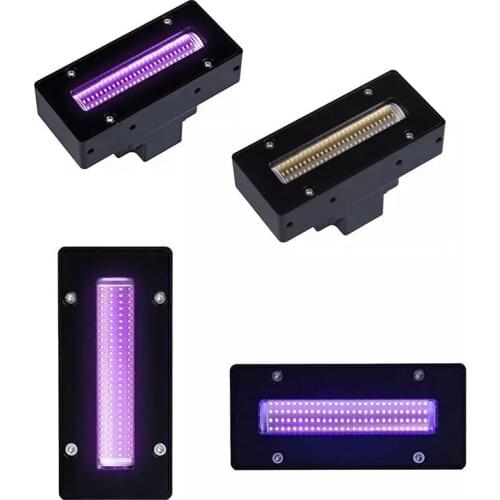 Jinghui Jin Gutian printer UVLED lamp 7015 naked crystal / inkjet photo machine blue light UV LED curing light for UV INK