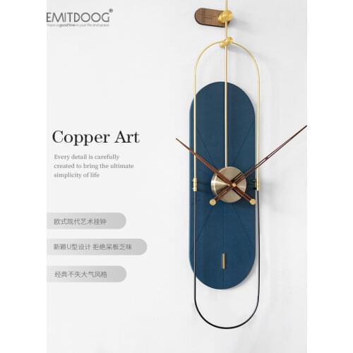 Nordic Luxury Large Wall Clock Modern Design Living Room Creative Modern Wood Clocks Wall Home Decor Home Decoration Gift Ideas