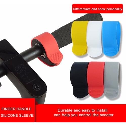 Scooter Handlebar Silicone Sleeve Thumb Throttle Accelerator Protective Case Fixing Sleeve For M365/1s/PRO/MAX G30