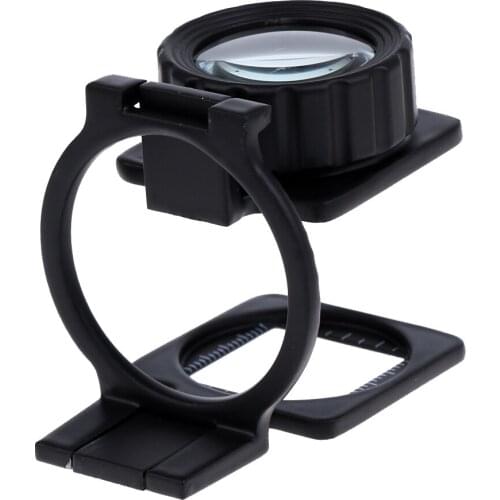 15X Optical Linen Tester Folding Magnifier Cloth Thread Counter Magnifier