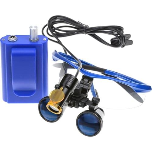 Dental Loupe 3.5x Magnifier with LED High Spot Headlight