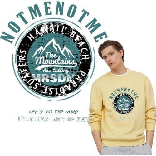 Thermal Stickers on clothing camping hiking patch iron on Transfer Hot heat Applique parches for clothes jacket stripe DIY badge