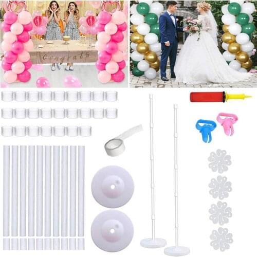 For Wedding Party Balloon Road Guide Crystal Pole Column Small Base Balloon Decorations For Birthday Parties Event Decorations