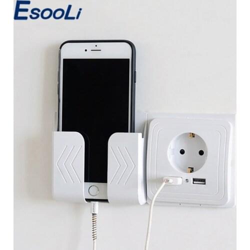EsooLi Double USB Ports and Electric Wall USB Socket Charger adapter EU socket 2A switch Power dock charging