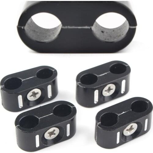 4x Motorcycle Edge Cut Brake Throttle Cable Wire line Clips Holder Clamp For Harley 1984 1984 1986 1987 1988 1989 -2019 CNC