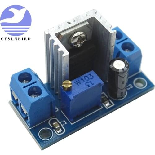 1pcs LM317 LM317T DC-DC step-down DC converter circuit board power supply module