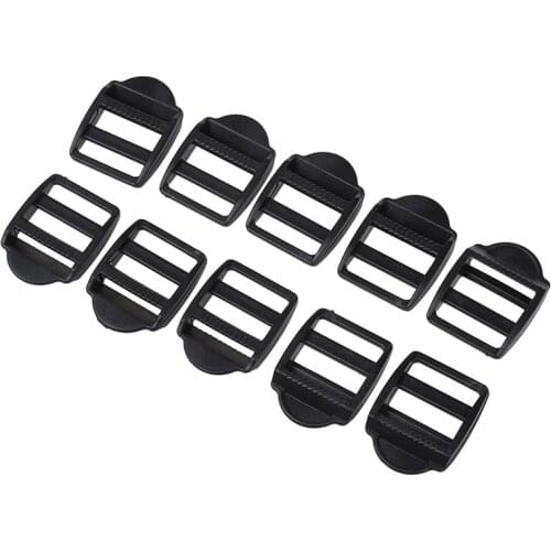 10 Pcs Plastic Replaceable Luggage Bag Side Buckles for 1" Width