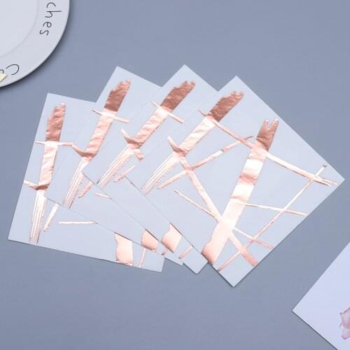 16pcs/set Foil Rose Gold Silver Paper Napkins 33cm/25cm Party Paper Dinner Napkin Birthday Wedding Baby Shower Party Tableware