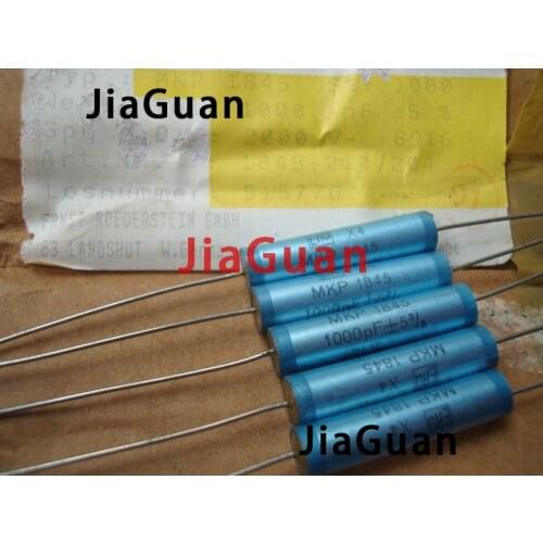 4PCS NEW GERMANY ERO MKP1845 1000PF 2000V 5% 6X28MM axial film capacitor 102/2000V HiFi audio MKP 1845 1000P 2KV