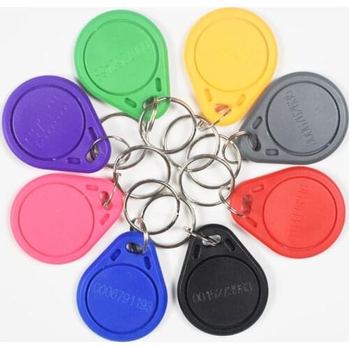 500pcs/Lot 125Khz RFID Proximity EM ID Card Token TK4100 Tags Key Keyfobs for Access Control Time Attendance