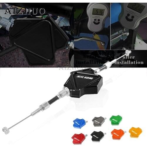 Motorcycle CNC Aluminum Stunt Clutch Lever Easy Pull Cable System For Kawasaki ZX12R ZX 12R ZX-12R 2000 2001-2005 2004 2003 2002