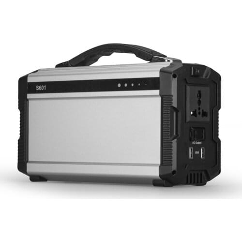 222Wh Emergency Backup Lithium Battery 200W AC Inverter Outlet Portable Power Station With AC DC USB Solar Generator For Home