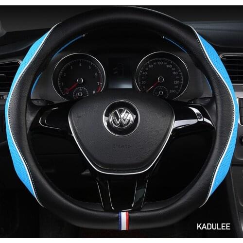 KADULEE Microfiber Leather Car Steering Wheel Cover For Mercedes Benz W204 W205 W210 W211 W212 W203 W176 CLA GLA SLC