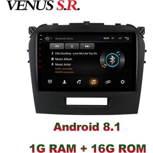 VenusSR Android 8.1 2.5D car dvd For Suzuki Vitara radio 2015-2016 multimedia GPS Radio stereo gps navigation