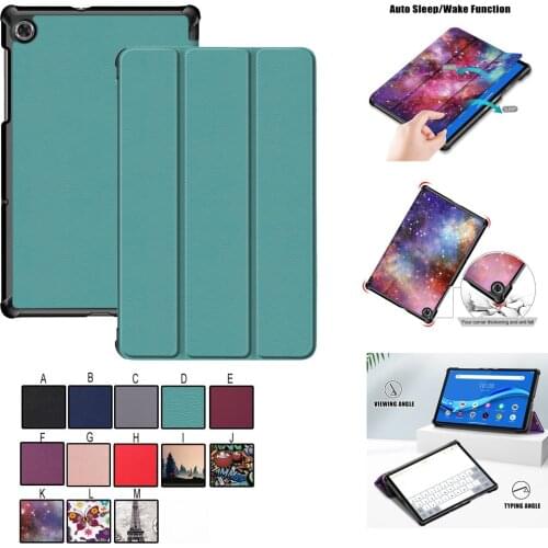 For Lenovo Tab M10 FHD Plus TB-X606F 2020 10.3 Inch Tablet Slimshell Case Cover Tablette Case Tablets Cases