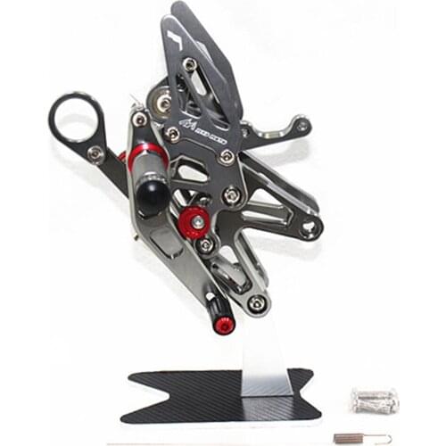 For s1000rr CNC Adjustable Footrests Foot Pegs Rider Rearset Footrest Foot Rest For S1000RR 2009 2010 2011 2012 2013 2014 pedals