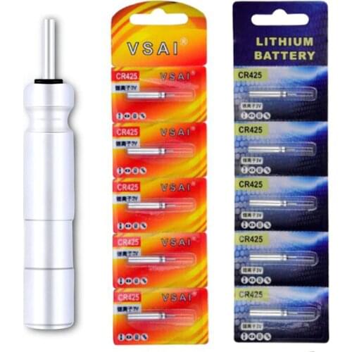 Lightweight Battery CR425 USB Charger For Electronic Fishing Float Batteries Night Fishing Accessories Tackles