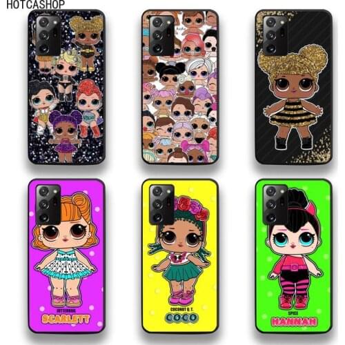 LOL Cartoon Cute Doll Phone Case For Samsung Galaxy Note20 ultra 7 8 9 10 Plus lite M51 M21 M31 J8 2018 Prime